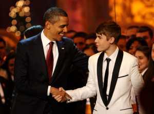 Obama et Justin Bieber Expulsion de Justin Bieber