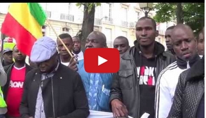 Rassemblement des maliens de la France pour exiger du gouvernement français qu'il clarifie ses relations avec le MNLA