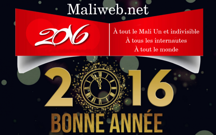 BONNE ET HEUREUSE ANNEE 2016