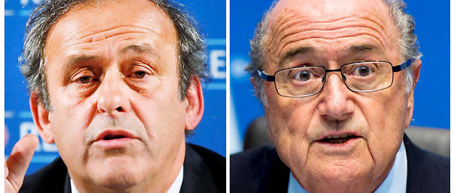 Fifa: Blatter et Platini suspendus 8 ans de toute activité liée au football