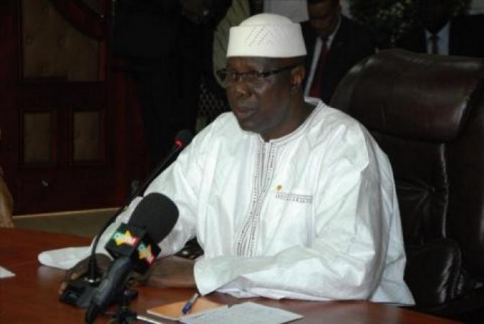 Le premier ministre Modibo Keita