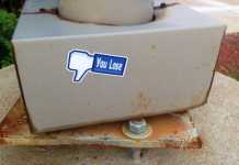 Un sticker anti-Facebook