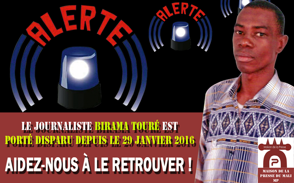 Avis de disparition Birama Touré