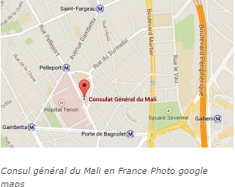 Consul général du Mali en France Photo google maps