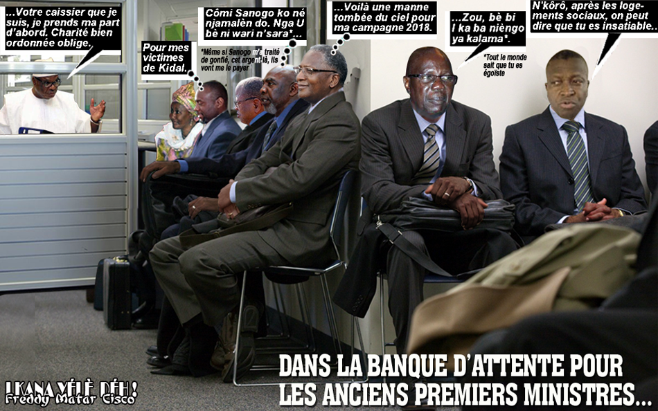 Dans la banque d'attente pour les anciens premiers ministres