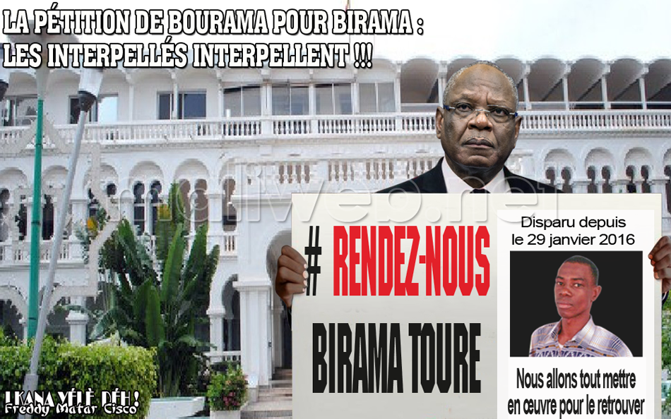 La pétition de Bourama pour Birama
