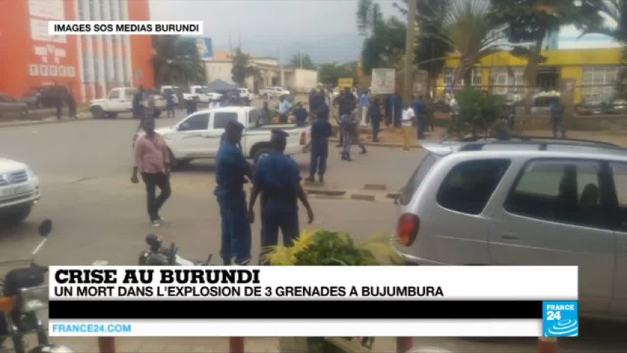 Crise au BURUNDI - Un mort dans l'explosion de 3 grenades à Bujumbura