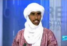 Moussa Ag Acharatoumane (photo capture d’écran france24)