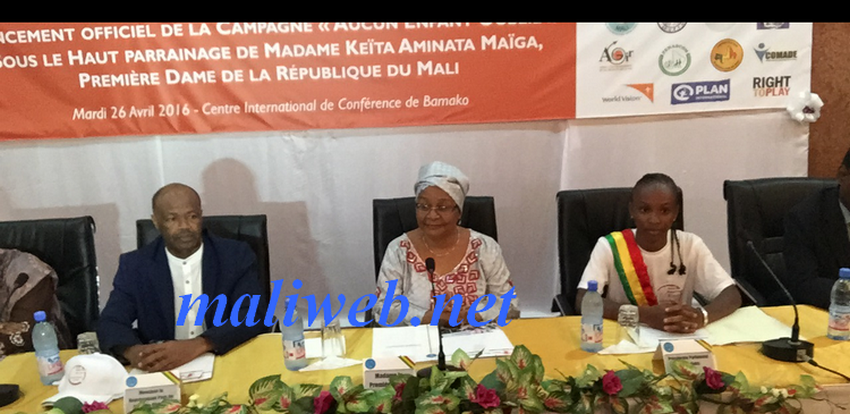 Sous le haut parrainage de l'épouse du Chef de l'Etat :   Save The Children lance la campagne «Aucun Enfant Oublié» au Mali