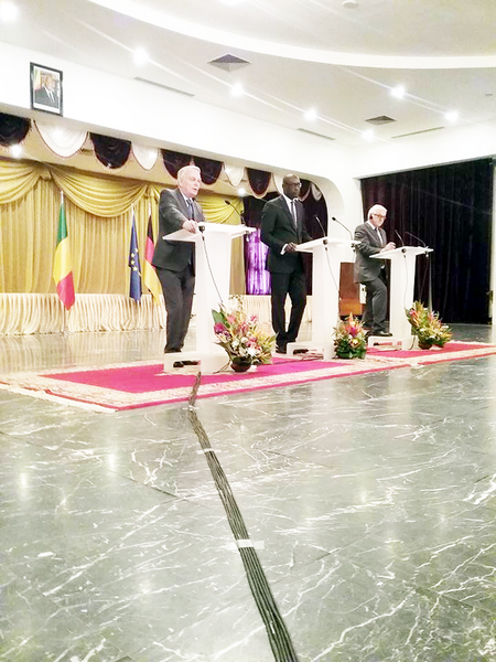Situation sécuritaire du pays, développement… Les chefs des diplomaties française et allemande réitèrent l'engagement de l'Union européenne aux côtés du Mali