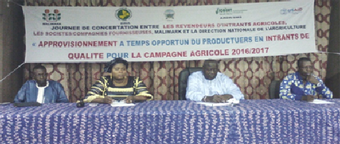 MALIMARK : Les intrants de qualité pour la campagne agricole 2016-2017 au centre des débats