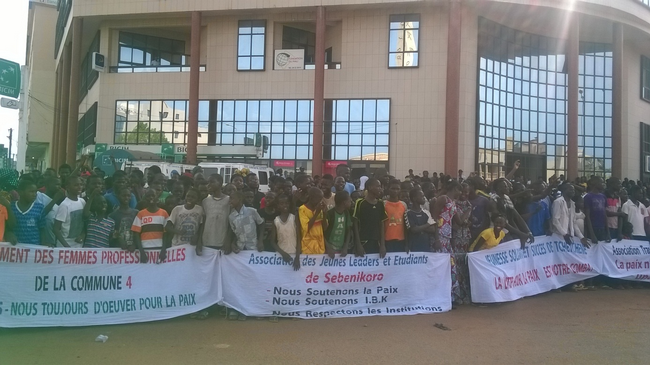 Selon « Mali en marche » soutenant le   gouvernement :  « Le Président Ibrahim Boubacar Keïta un homme de bonne volonté »