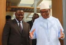 Le Présidnt IBK reçoit le Président de l'Assemblée Nationale de Côte d'ivoire l’Honorable Guillaume Kigbafori SORO