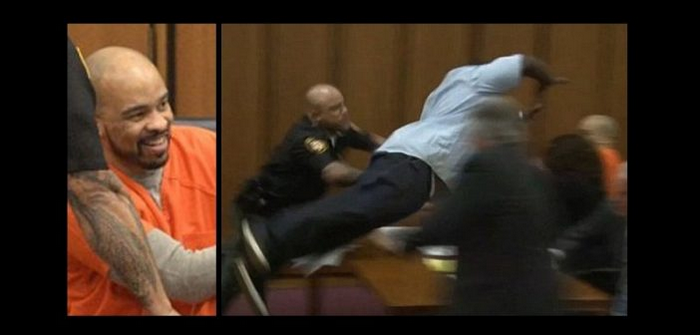 USA: Un père se jette sur le tueur de sa fille, en plein procès…VIDEO