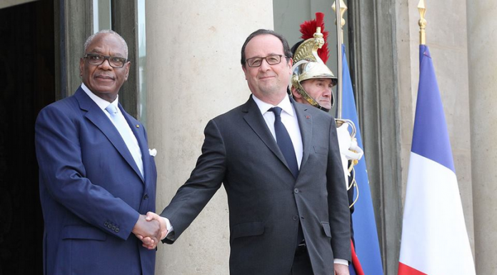 Le président François Hollande s’est entretenu avec M. Ibrahim Boubacar Keïta, Président de la République du Mali.