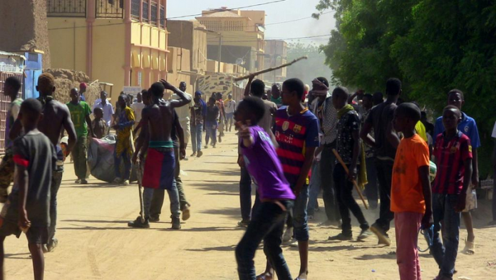 La manifestation, interdite par les autorités de Gao, a dégénéré mardi 12 juillet 2016.