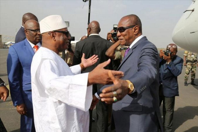 SEM Alpha KONDÉ, Président de la République de la Guinée Conakry à Bamako dans le cadre d’une visite d’amitié au Mali