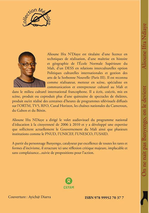 Littérature : Alioune Ifra N’Diaye parle de la «Banyengoya» au Mali