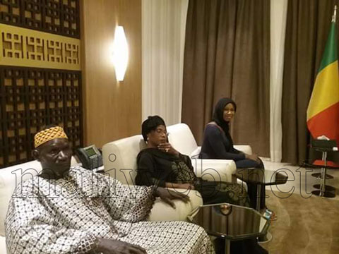 Makan Traoré, grand père de feu Adama Traoré  lors de la visite de  la délégation  du conseil superieur de la diaspora malienne : "Adama Traoré est bien Malien et nous sommes issus d'une famille de notables dans le cercle de Yelimané"