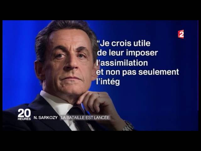 Nicolas Sarkozy candidat pour 2017: "J'imposerai l'assimilation aux immigrés"