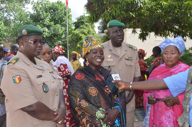 Cérémonie de remise de dons aux familles des militaires et paramilitaires tombés sur le champ de l’honneur à l’occasion de la Fête de Tabaski