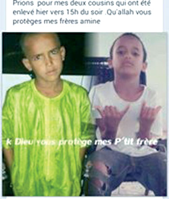 Kidnapping de deux enfants du Secrétaire Général  de la CPA à Boulkassoumbougou : Les ravisseurs exigeraient une rançon de 8 millions FCFA à Mohamed Ousmane Ag Mohamedoune