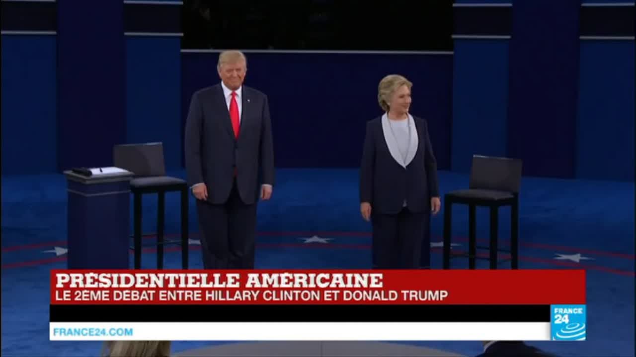 Revivez le deuxième débat entre Hillary Clinton et Donald Trump