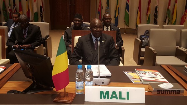 Modibo Keita à l'ouverture ce matin du 4e sommet afro-arabe à Malabo