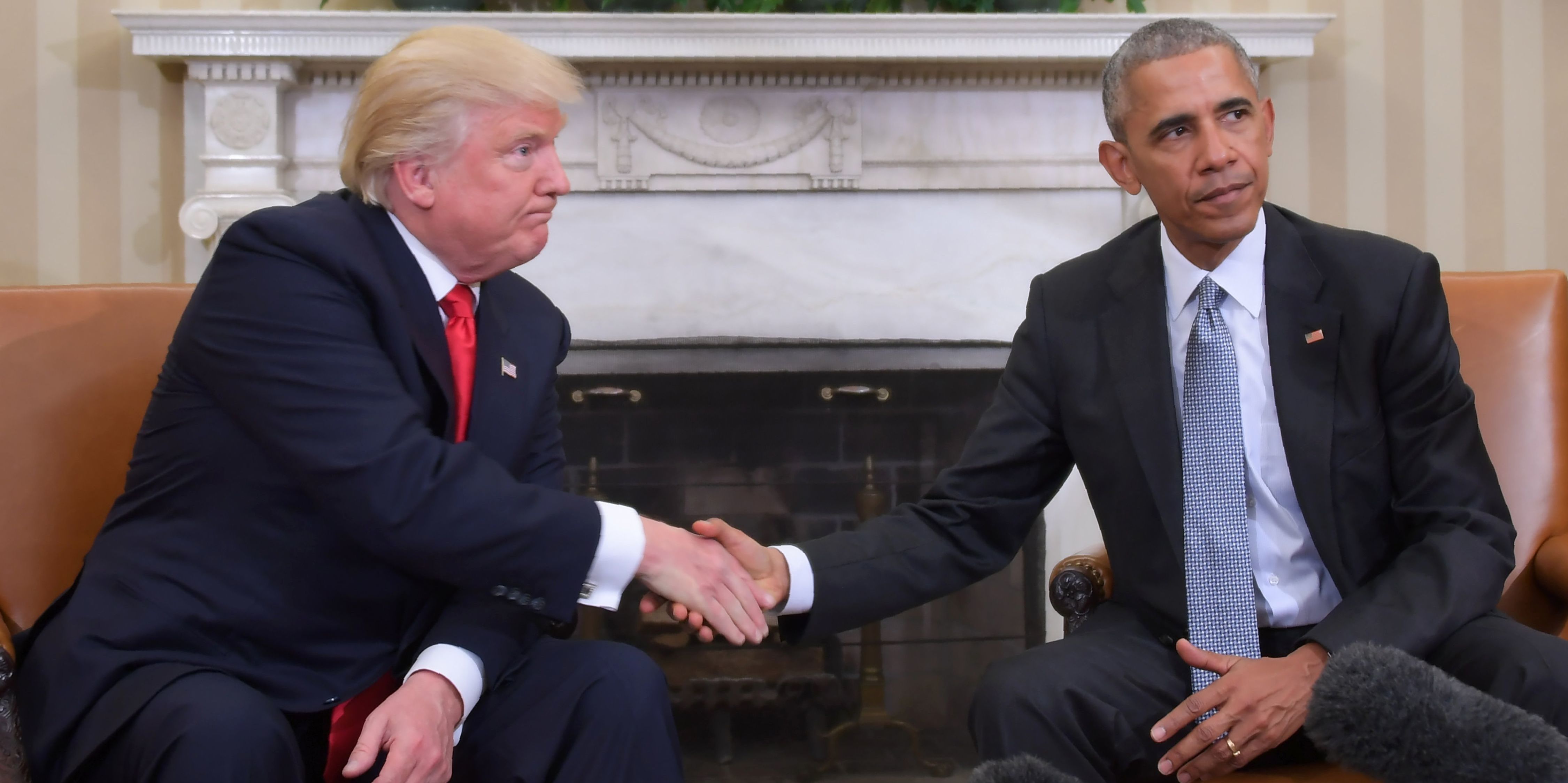 Barack Obama reçoit Donald Trump à la Maison-Blanche