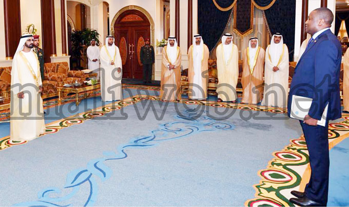 Après avoir présenté ses lettres de créances à  son Altesse Mohamed Bin Rashed Al Maktoum : Boukary Sidibé dit Kolon fait bouger déjà la coopération entre le Mali et les Emirats Arabes Unis