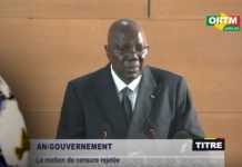 Motion de censure contre le gouvernement : Le Premier ministre Modibo Keïta fuit le débat