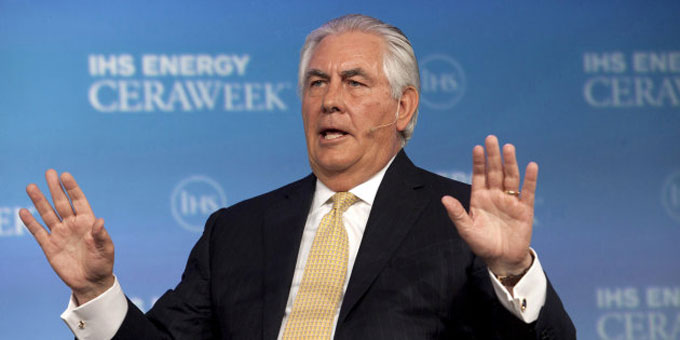 Donald Trump nomme le PDG d'ExxonMobil, Rex Tillerson, comme chef de sa diplomatie