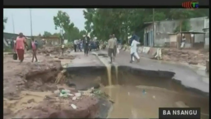 RD Congo: la pluie fait plus de 50 morts et des milliers de sans-abris