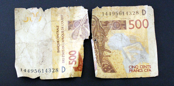 Circulation de billets de banque usés :  Une proportion inquiétante dans nos mains