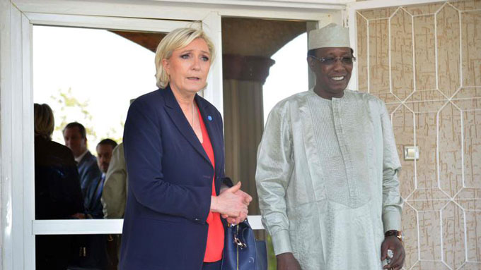 Marine Le Pen au Tchad : «Il faut en finir avec la Françafrique»