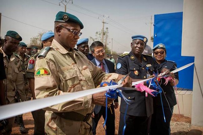 Bamako : Un nouveau bâtiment et des documents didactiques pour le Groupement d’Intervention de la Gendarmerie Mobile (GIGM)