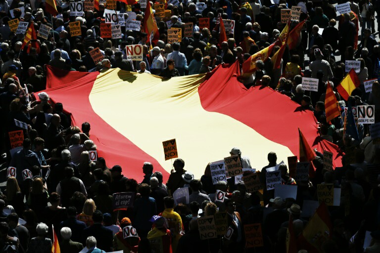 Défilé à Barcelone contre l'indépendance