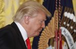 Donald Trump lors d'une conférence de presse à la Maison Blanche, le 16 février 2017. - P.MARTINEZ/AP/SIPA