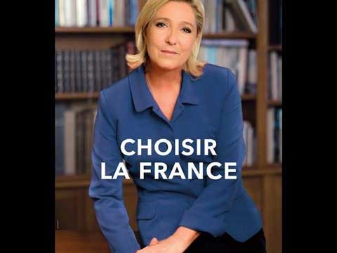 Pourquoi Marine Le Pen montre-t-elle sa cuisse sur son affiche de campagne ?