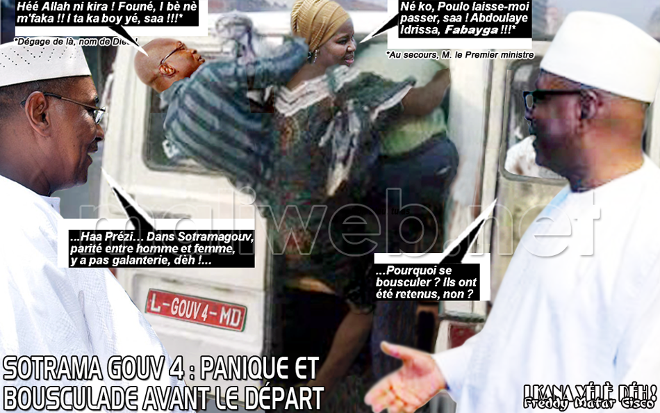 Sotrama GOUV 4: Panique et bousculade avant le départ