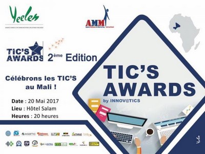 2ème edition des TIC’S AWARDS 2017 : 13 lauréats  seront primés
