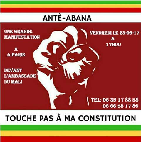 Projet de referendum constitutionnel au Mali : La plate-forme Antè-Abana décide de changer de mode d’action : Jusqu’où va-t-elle aller ?
