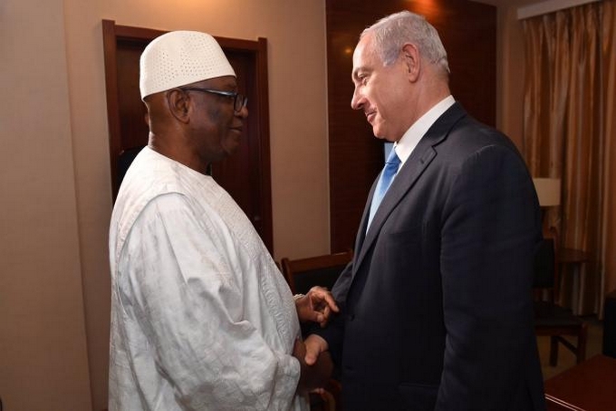 Netanyahu a rencontré le président du Mali, pays musulman