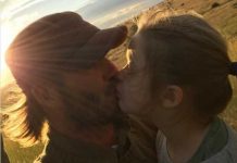 David Beckham embrasse sa fille Harper sur la bouche et provoque la polémique