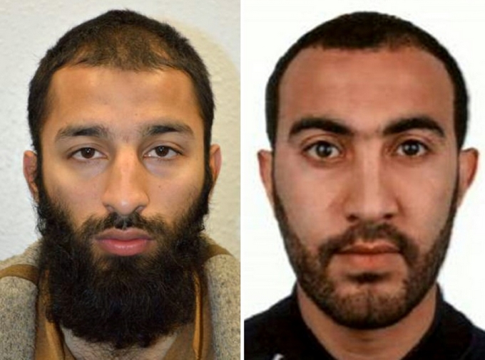 Attentat de Londres: la police donne l'identité de deux assaillants