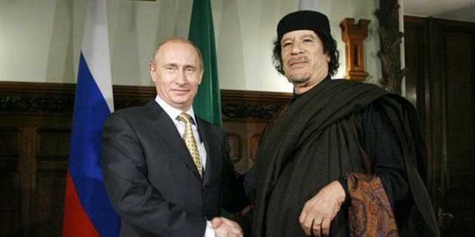 Poutine regrette d’avoir laissé Sarkozy tuer Kadhafi