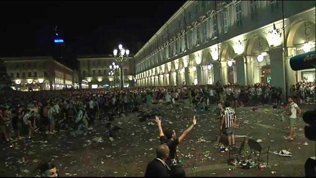 Finale de la Ligue des Champions Real Madrid - Juventus: à Turin, un mouvement de panique fait 200 blessés pendant le match