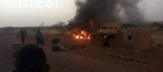 Hombori : La brigade territoriale de la gendarmerie et la douane attaquées et brûlées