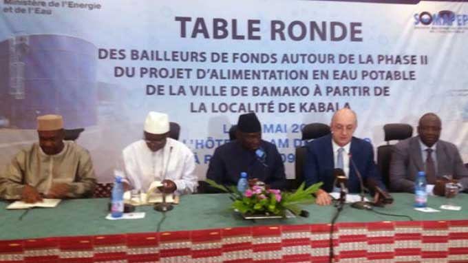 Projet d'alimentation en eau potable de la ville de Bamako : L’Etat et ses partenaires font le point sur l’Etat de mise en œuvre