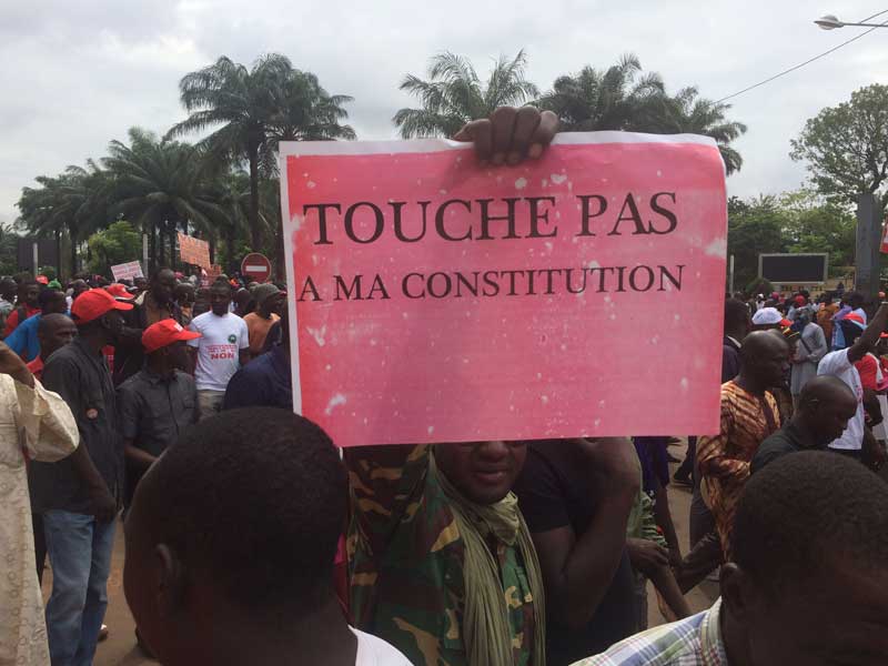 Révision constitutionnelle : La mobilisation des opposants ne faiblit pas